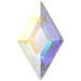 Serinity Hotfix Flat Back Crystals Diamond (2773) Crystal AB - Bluestreak Crystals
