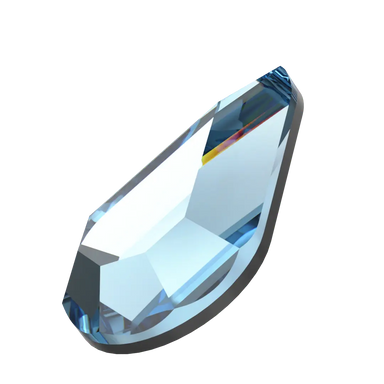 Serinity Hotfix Flat Back Crystals Drop (2300) Aquamarine - Bluestreak Crystals
