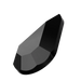 Serinity Hotfix Flat Back Crystals Drop (2300) Jet - Bluestreak Crystals
