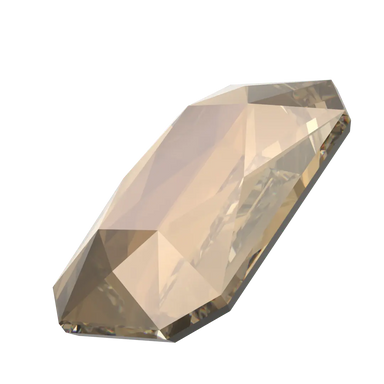 Serinity Hotfix Flat Back Crystals Emerald Cut (2602) Crystal Bronze - Bluestreak Crystals