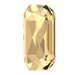 Serinity Hotfix Flat Back Crystals Emerald Cut (2602) Crystal Golden Shadow - Bluestreak Crystals