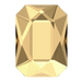 Serinity Hotfix Flat Back Crystals Emerald Cut (2602) Crystal Golden Shadow - Bluestreak Crystals