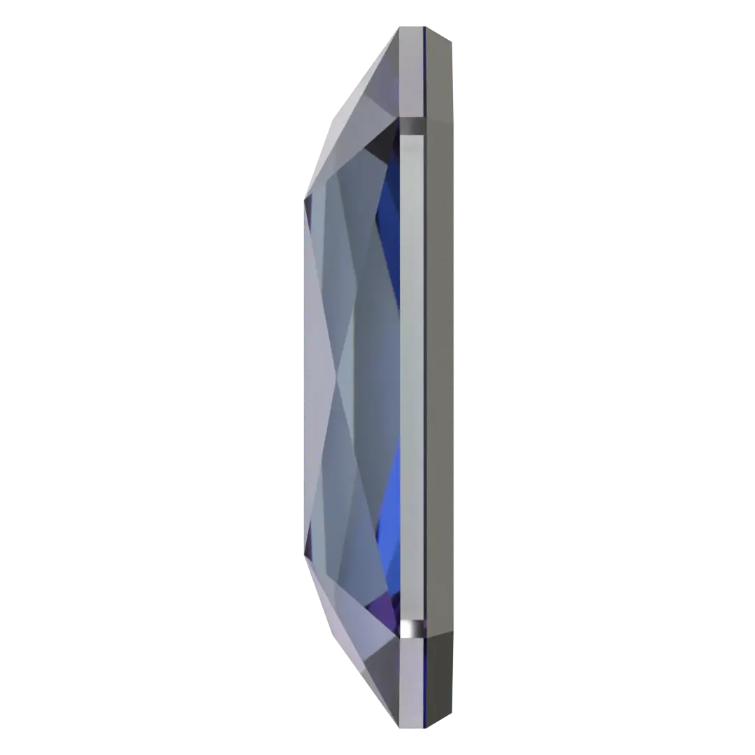 Serinity Hotfix Flat Back Crystals Emerald Cut (2602) Crystal Heliotrope - Bluestreak Crystals