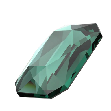 Serinity Hotfix Flat Back Crystals Emerald Cut (2602) Emerald - Bluestreak Crystals