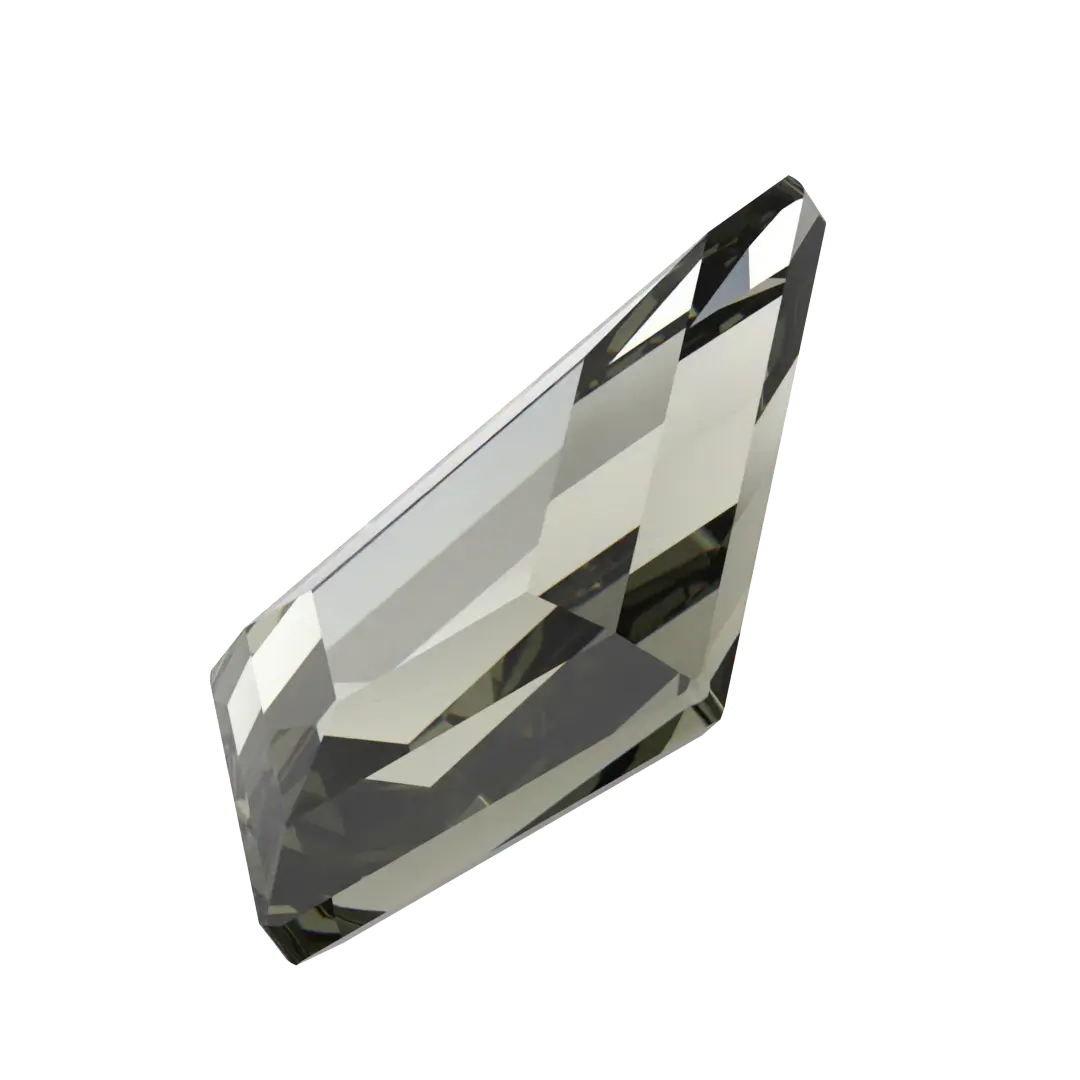 Serinity Hotfix Flat Back Crystals Kite (2771) Black Diamond - Bluestreak Crystals
