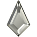 Serinity Hotfix Flat Back Crystals Kite (2771) Black Diamond - Bluestreak Crystals