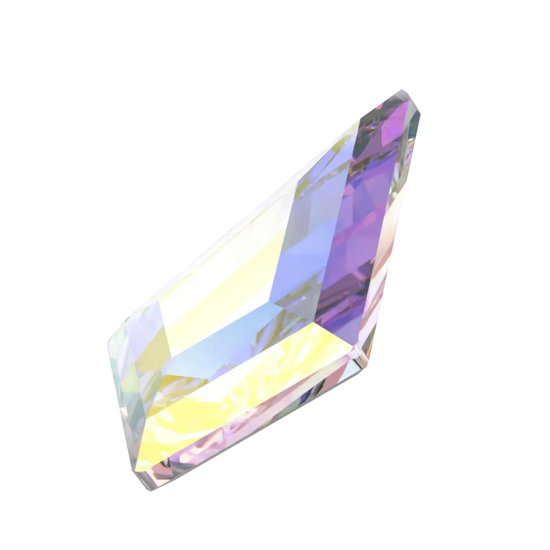 Serinity Hotfix Flat Back Crystals Kite (2771) Crystal AB - Bluestreak Crystals