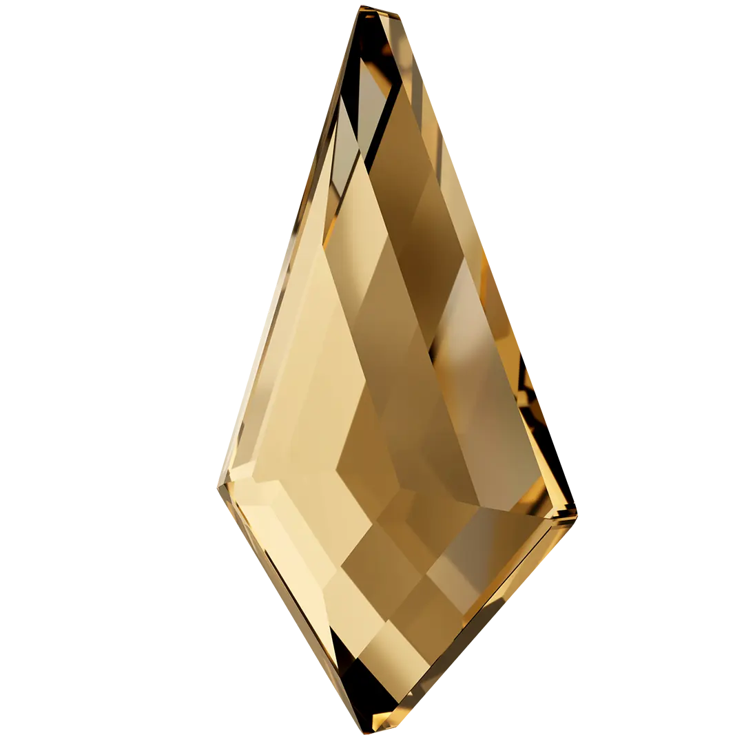 Serinity Hotfix Flat Back Crystals Kite (2771) Crystal Golden Shadow - Bluestreak Crystals