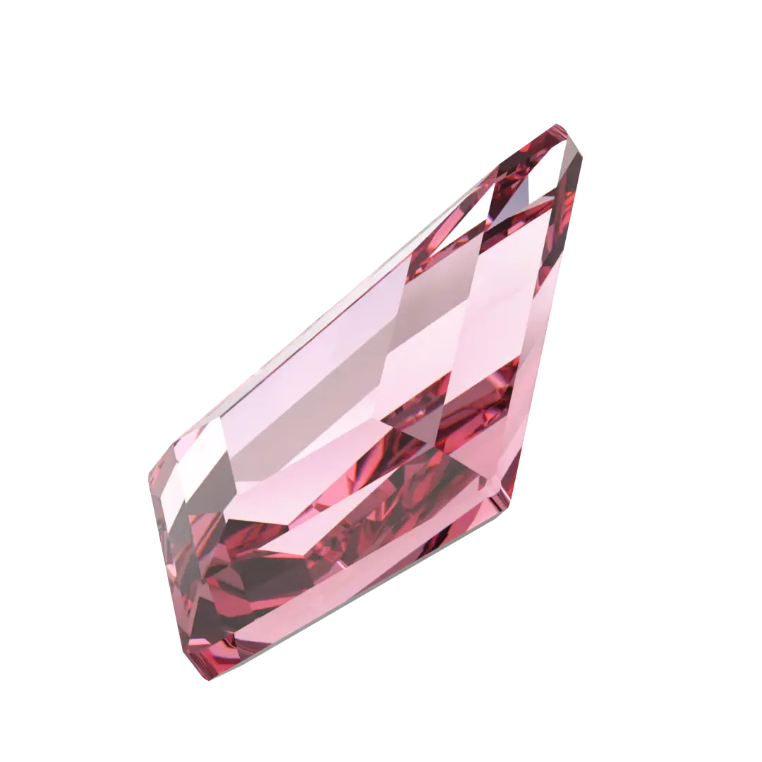Serinity Hotfix Flat Back Crystals Kite (2771) Light Rose - Bluestreak Crystals
