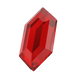 Serinity Hotfix Flat Back Crystals Large Hexagon (2776) Light Siam - Bluestreak Crystals