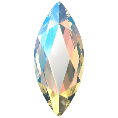 Serinity Hotfix Flat Back Crystals Marquise (2201) Crystal Shimmer - Bluestreak Crystals