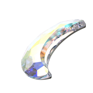 Serinity Hotfix Flat Back Crystals Moon (2813) Crystal AB - Bluestreak Crystals