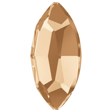 Serinity Hotfix Flat Back Crystals Navette (2200) Crystal Golden Shadow - Bluestreak Crystals