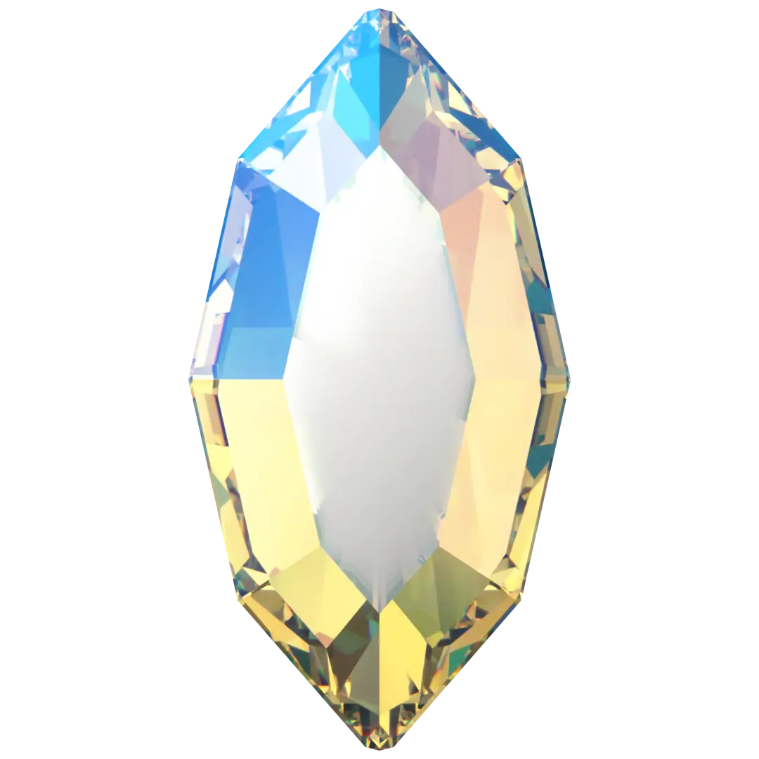 Serinity Hotfix Flat Back Crystals Navette (2200) Crystal Shimmer - Bluestreak Crystals