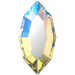 Serinity Hotfix Flat Back Crystals Navette (2200) Crystal Shimmer - Bluestreak Crystals
