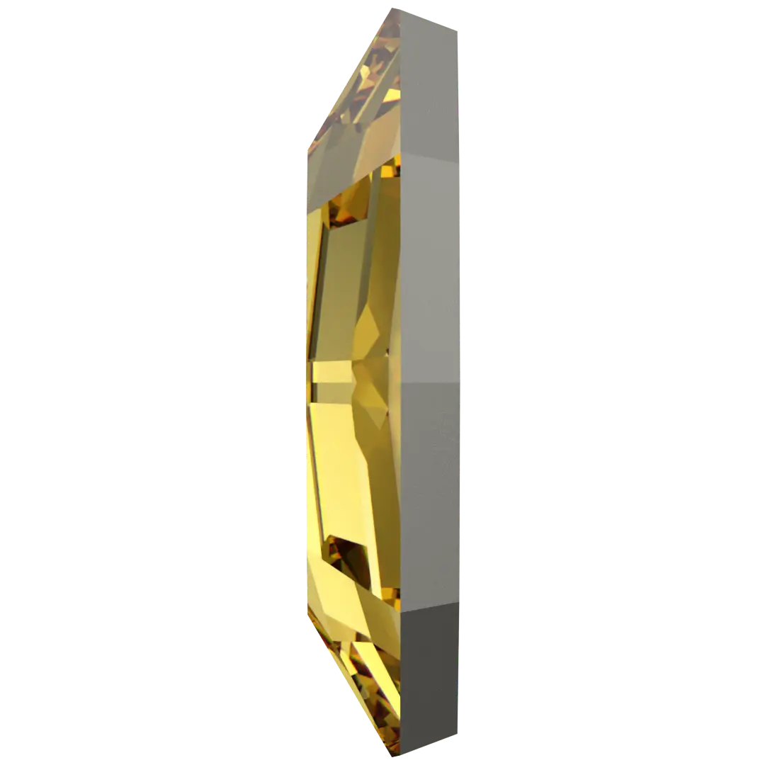 Serinity Hotfix Flat Back Crystals Navette (2200) Dark Jonquil - Bluestreak Crystals