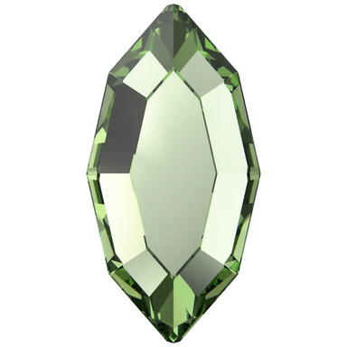 Serinity Hotfix Flat Back Crystals Navette (2200) Dark Peridot - Bluestreak Crystals