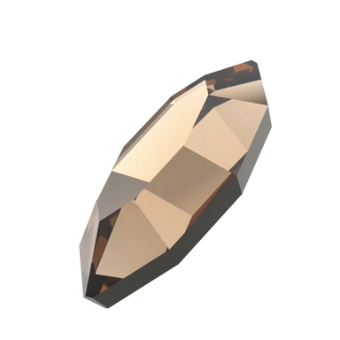 Serinity Hotfix Flat Back Crystals Navette (2200) Light Smoked Topaz - Bluestreak Crystals
