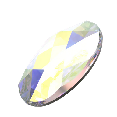 Serinity Hotfix Flat Back Crystals Oval (2603) Crystal AB - Bluestreak Crystals