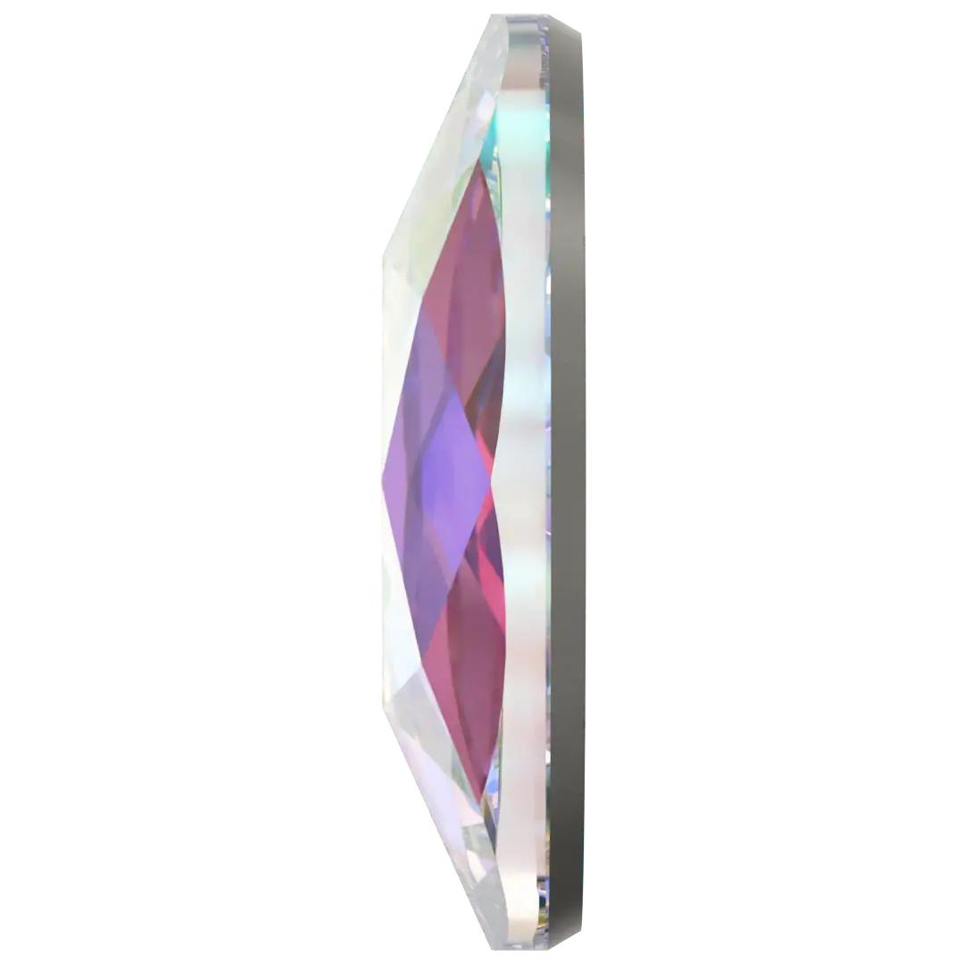 Serinity Hotfix Flat Back Crystals Oval (2603) Crystal AB - Bluestreak Crystals