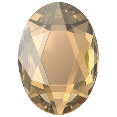 Serinity Hotfix Flat Back Crystals Oval (2603) Crystal Golden Shadow - Bluestreak Crystals