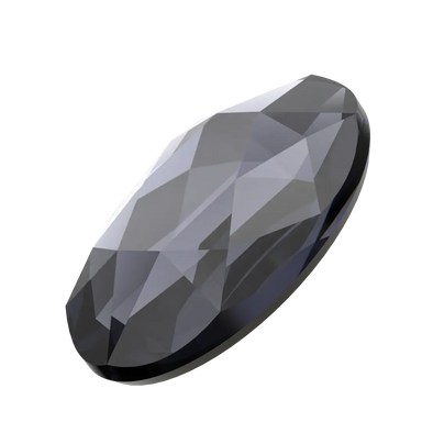 Serinity Hotfix Flat Back Crystals Oval (2603) Graphite - Bluestreak Crystals