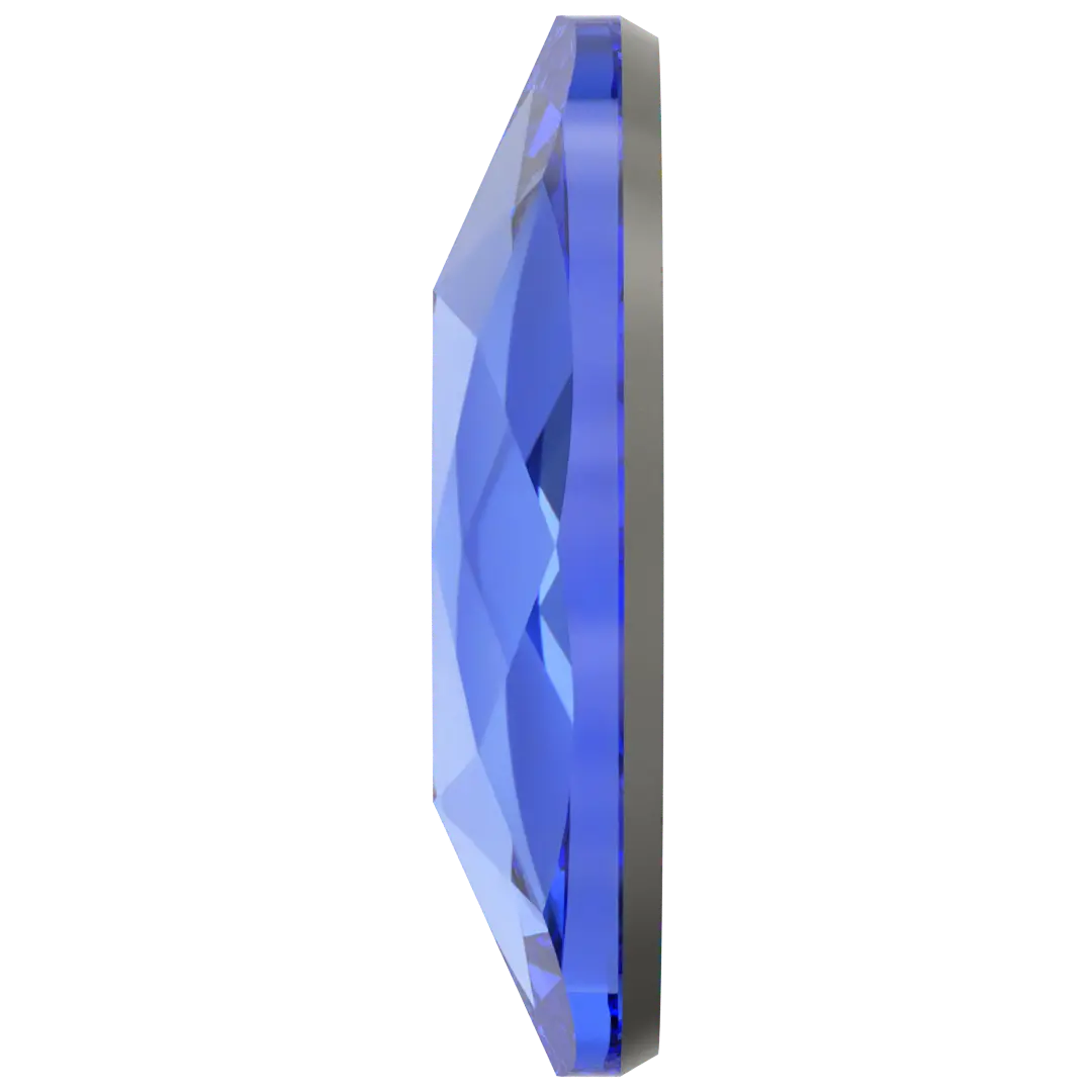 Serinity Hotfix Flat Back Crystals Oval (2603) Sapphire - Bluestreak Crystals