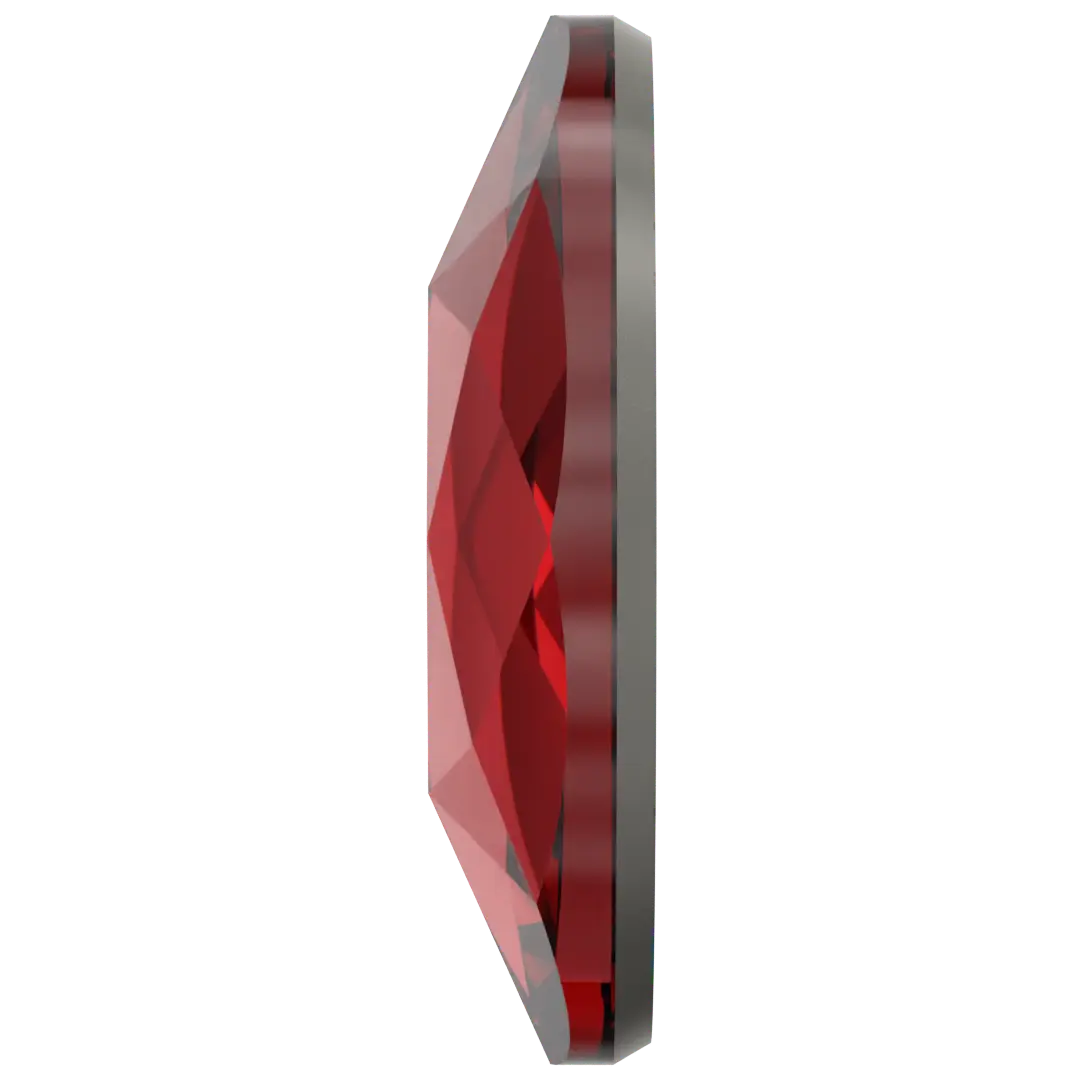 Serinity Hotfix Flat Back Crystals Oval (2603) Scarlet - Bluestreak Crystals
