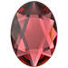 Serinity Hotfix Flat Back Crystals Oval (2603) Scarlet - Bluestreak Crystals