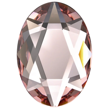 Serinity Hotfix Flat Back Crystals Oval (2603) Vintage Rose - Bluestreak Crystals