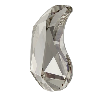 Serinity Hotfix Flat Back Crystals Paisley X (2364) Crystal Silver Shade - Bluestreak Crystals