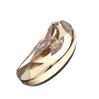 Serinity Hotfix Flat Back Crystals Paisley Y (2365) Light Colorado Topaz - Bluestreak Crystals