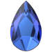 Serinity Hotfix Flat Back Crystals Pear (2303) Crystal Heliotrope - Bluestreak Crystals