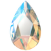 Serinity Hotfix Flat Back Crystals Pear (2303) Crystal Shimmer - Bluestreak Crystals