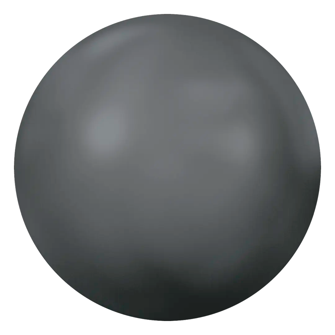 Serinity Hotfix Flat Back Crystals Pearl Cabochon (2080/4) Crystal Dark Grey - Bluestreak Crystals