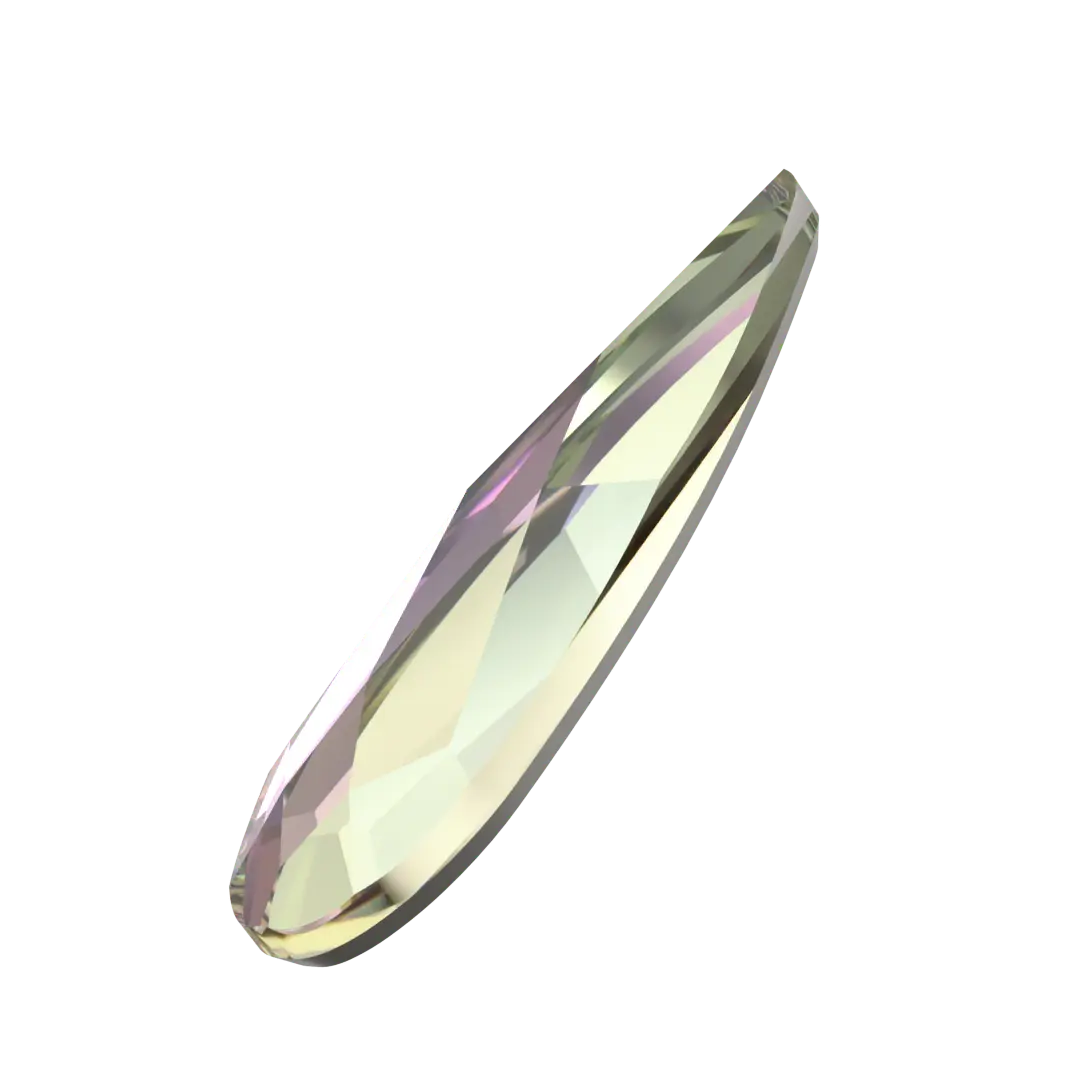 Serinity Hotfix Flat Back Crystals Raindrop (2304) Crystal Vitrail Light - Bluestreak Crystals