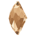 Serinity Hotfix Flat Back Crystals Rhombus (2709) Crystal Golden Shadow - Bluestreak Crystals