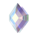 Serinity Hotfix Flat Back Crystals Small Hexagon (2777) Crystal AB - Bluestreak Crystals