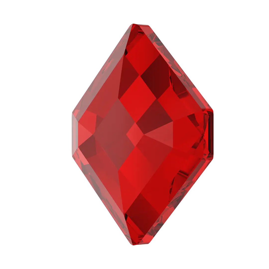 Serinity Hotfix Flat Back Crystals Small Hexagon (2777) Light Siam - Bluestreak Crystals