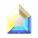 Serinity Hotfix Flat Back Crystals Small Pentagon (2775) Crystal AB - Bluestreak Crystals