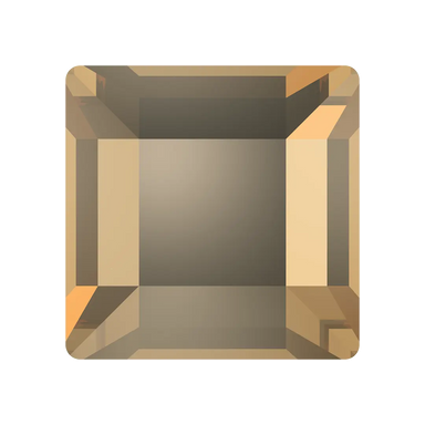 Serinity Hotfix Flat Back Crystals Square (2400) Crystal Golden Shadow - Bluestreak Crystals