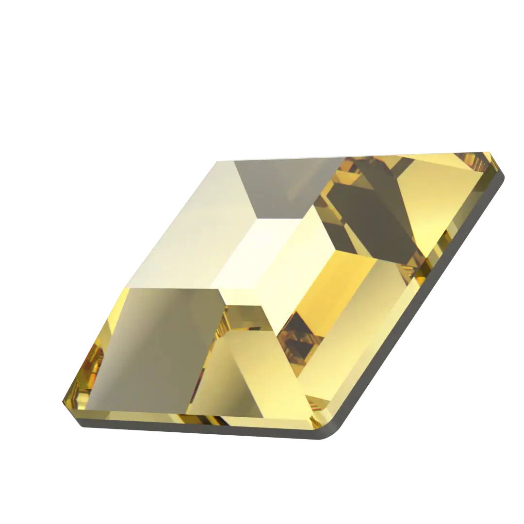 Serinity Hotfix Flat Back Crystals Square (2400) Dark Jonquil - Bluestreak Crystals