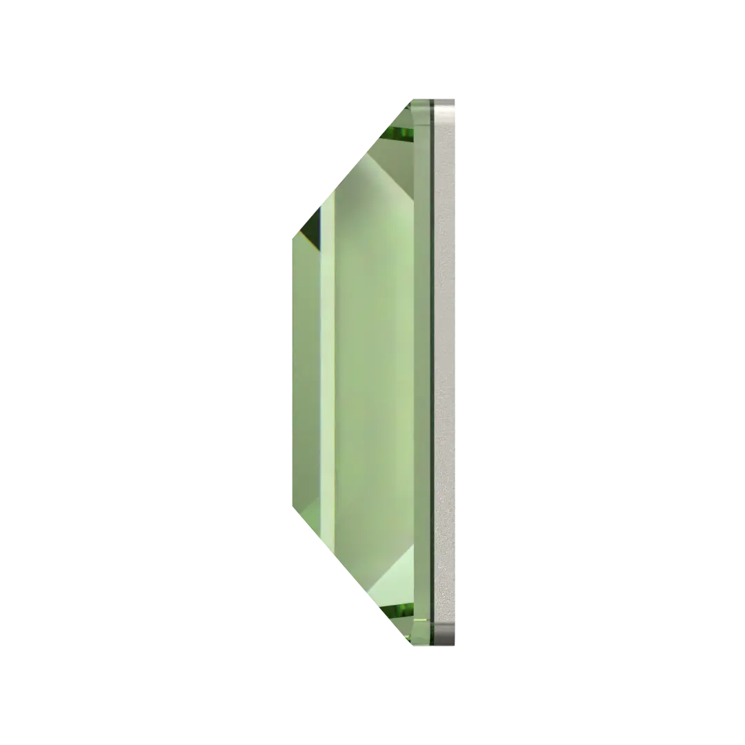 Serinity Hotfix Flat Back Crystals Square (2400) Dark Peridot - Bluestreak Crystals