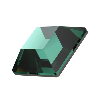 Serinity Hotfix Flat Back Crystals Square (2400) Emerald - Bluestreak Crystals