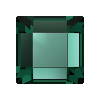 Serinity Hotfix Flat Back Crystals Square (2400) Emerald - Bluestreak Crystals