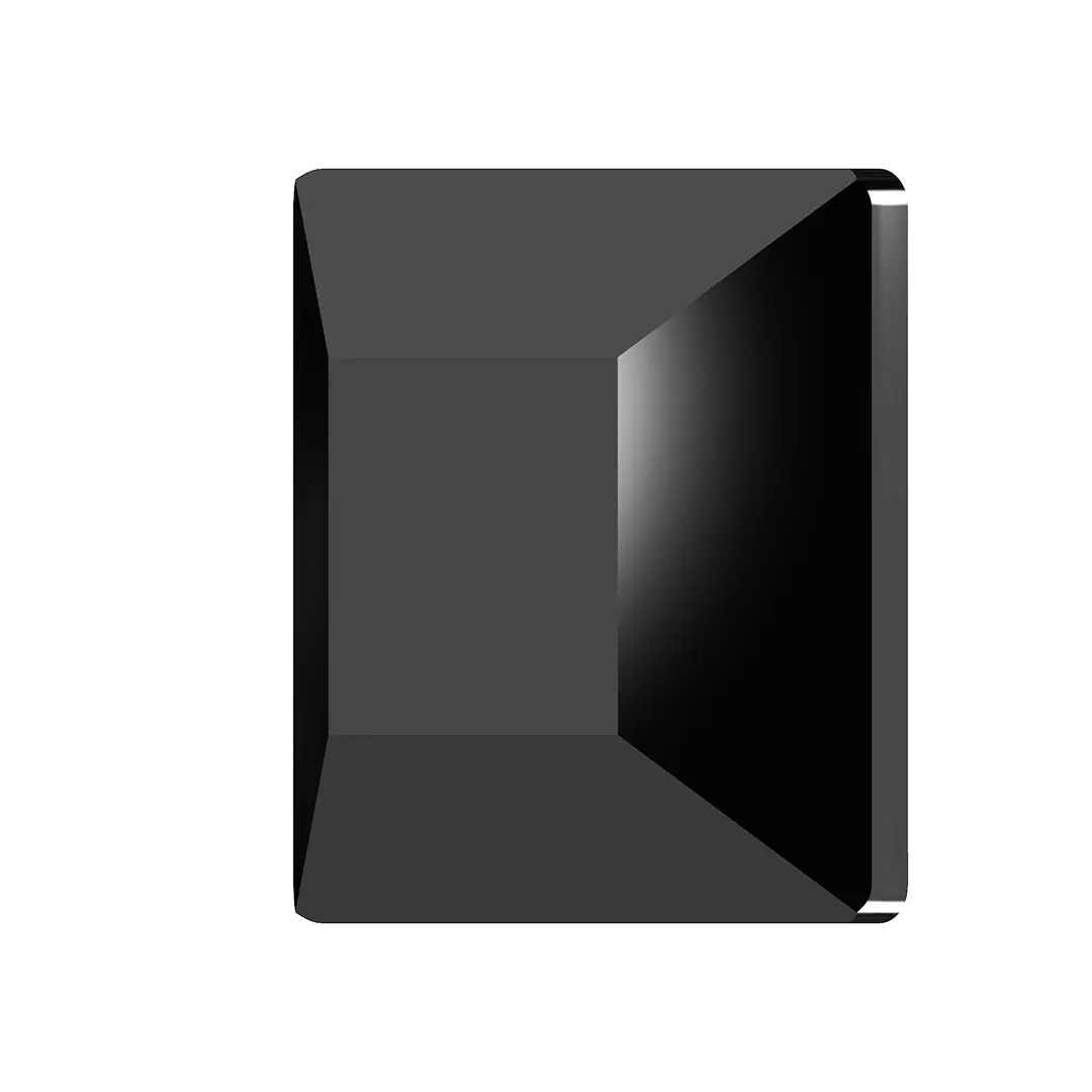Serinity Hotfix Flat Back Crystals Square (2400) Jet Hematite - Bluestreak Crystals