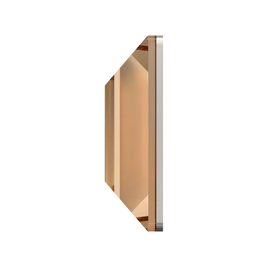 Serinity Hotfix Flat Back Crystals Square (2400) Light Colorado Topaz - Bluestreak Crystals
