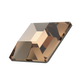 Serinity Hotfix Flat Back Crystals Square (2400) Light Smoked Topaz - Bluestreak Crystals