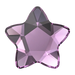 Serinity Hotfix Flat Back Crystals Star Flower (2754) Amethyst - Bluestreak Crystals