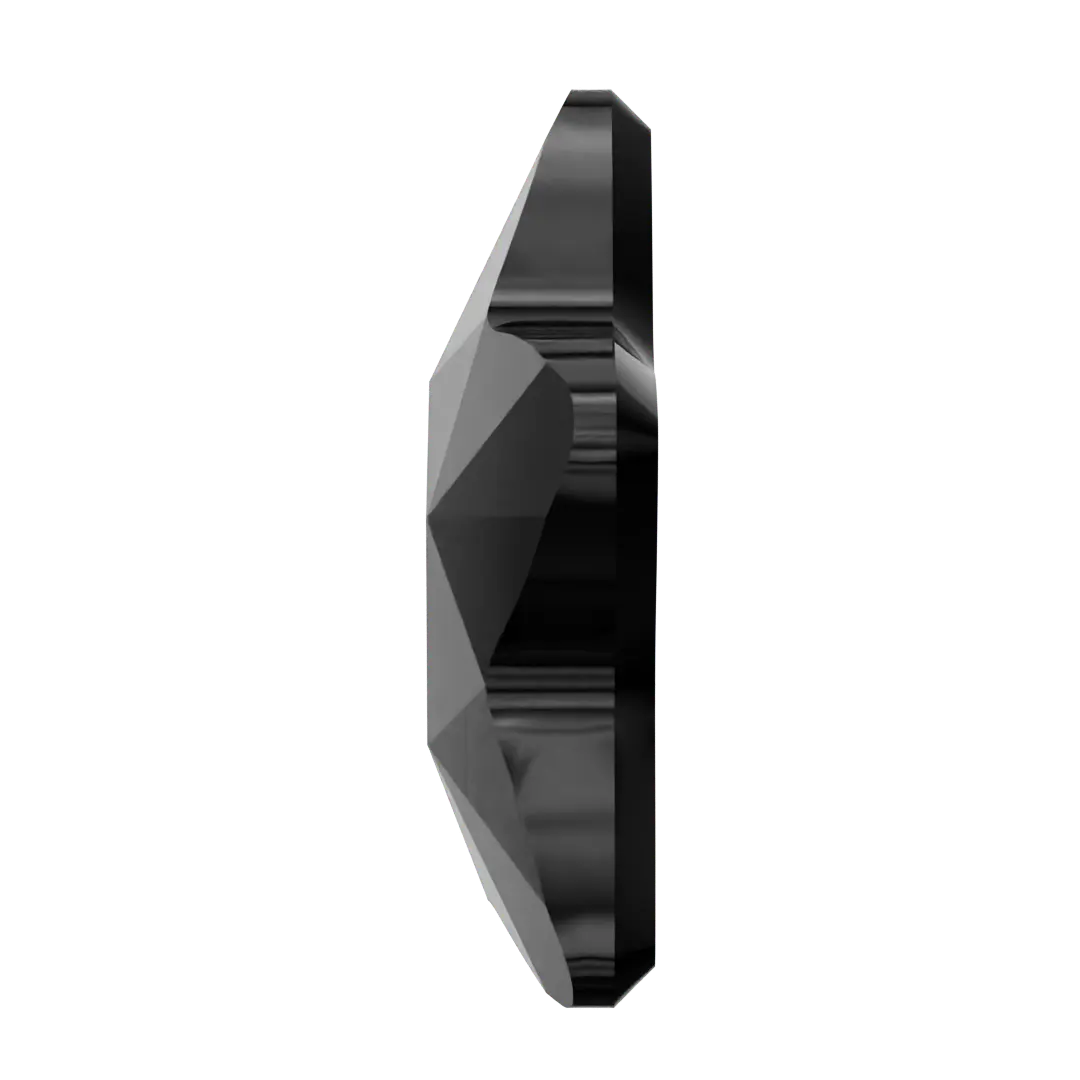 Serinity Hotfix Flat Back Crystals Star Flower (2754) Jet - Bluestreak Crystals